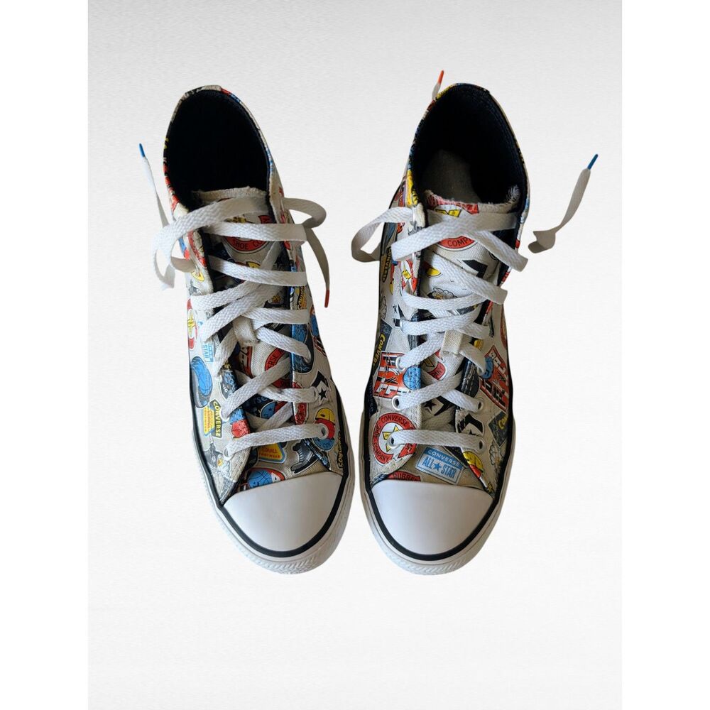Converse Chuck Taylor All Star High Top Sneakers Logo Print 6/EU 38.5